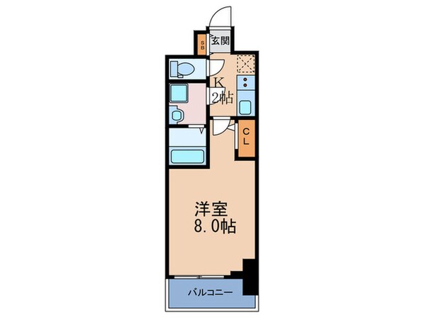 アルグラッド梅田ＷＥＳＴの物件間取画像